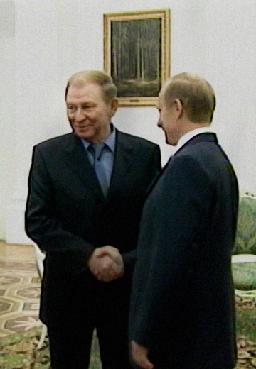 Leonid Kuchma in moscow