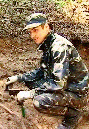 Mass burial of UPA soldiers