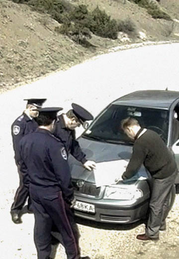 The work of the Crimean police