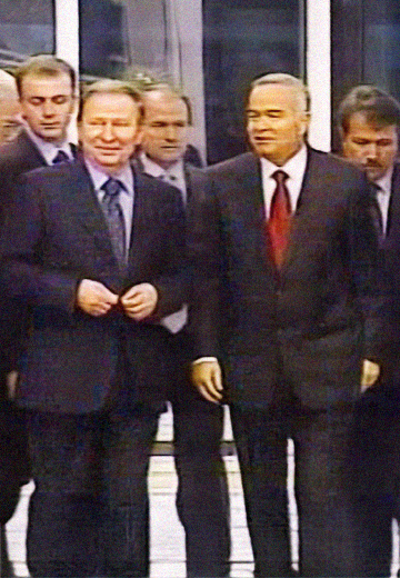 Leonid Kuchma's visit to Uzbekistan