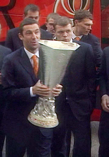 "Shakhtar win the UEFA Cup