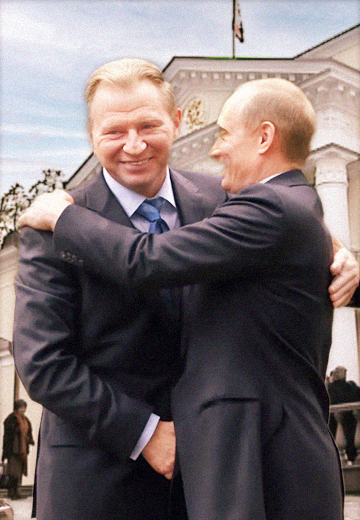 Kuchma at Putin's residence