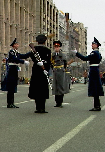 Показові навчання МВС на Хрещатику