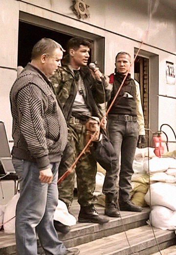 Ukrainian military equipment in Luhansk