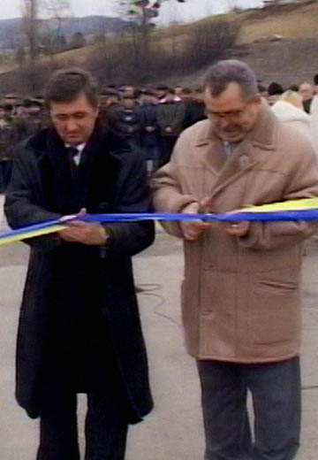 Opening of the Kyiv-Chop highway bypass road