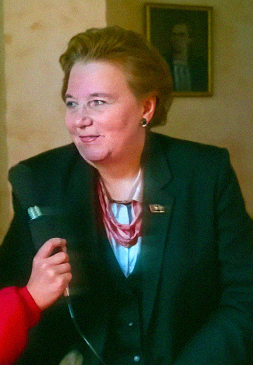 Yaroslava Stetsko, head of the Congress of Ukrainian Nationalists