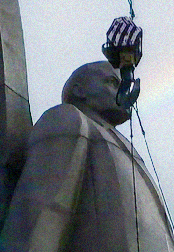 Демонтаж пам’ятника Леніну у Києві, 1991 рік