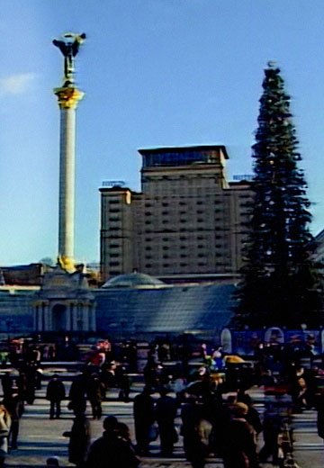 New Year 2003: celebrations on the Maidan