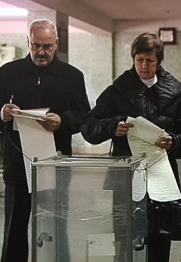 Lviv: voting in parliamentary elections