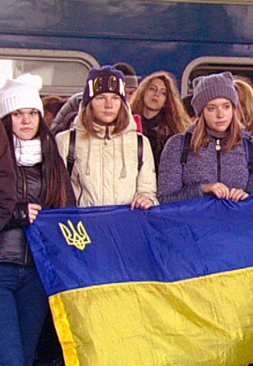 Потяг Єднання України "Труханівська Січ"