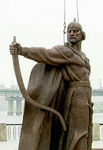 Reconstruction of the monument to the founders of Kyiv