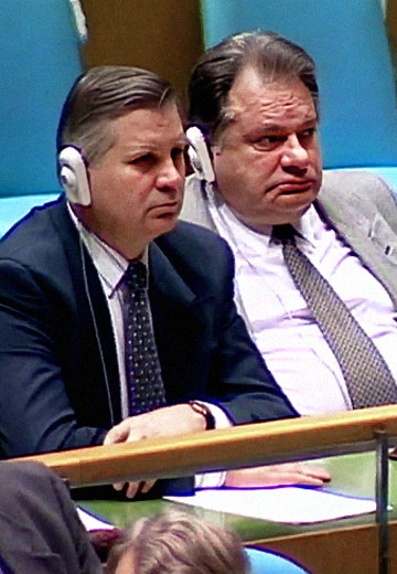 Foreign Minister Hennadiy Udovenko: two years in office