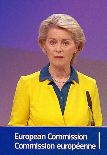 Ursula von der Leyen on Ukraine in the EU, 2022