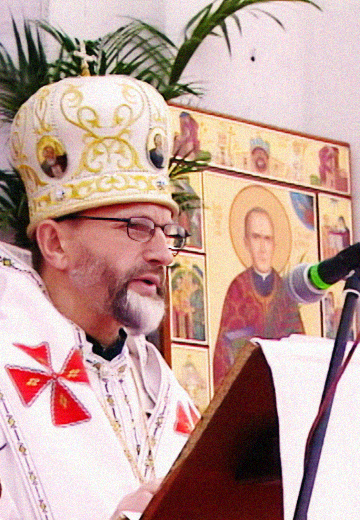 Divine service in memory of Omelyan Kovch