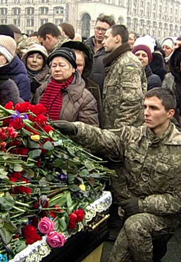 Farewell to those killed near Avdiivka